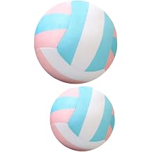 2Pcs Plush Volleyball Soft Stuffed Volleyball Cushion Fun Sports Decor for Bedrooms Beach Lovers and Volleyball Fans Fluffy Stuffed Sports