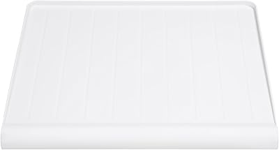 غطاء KUAFU WR32X10398 Crisper Pan متوافق مع ثلاجات GE Hotpoint RCA التي هي 14cf 15cf 17cf WR32X1094 PS890565 AP3426095 غطاء درج هش نباتي فقط أبيض