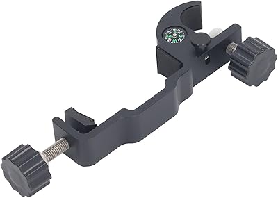 Fockety Universal Data Collector Bracket Fit for Trimble، for TOPCON، for SOKKIA، GPS RTK Survey، سبائك الألومنيوم المهنية RTK Pole Clamp مع التصميم، المدمجة والمحمولة