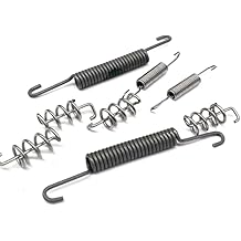 Handbrake Shoe Retaining Spring Kit for Volvo S60 V70 XC70 XC90 S80, Replace OEM 31445339 30645831, Metal Repair Parts (8pcs)