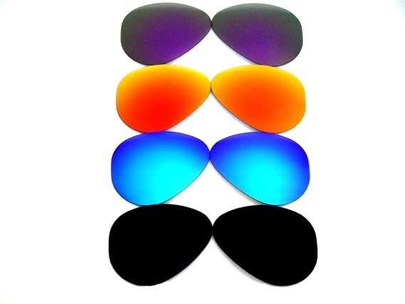 عدسات الاستبدال Ray-Ban RB3025 BlackBlueRedPurple 62mm 4Pair Polarized