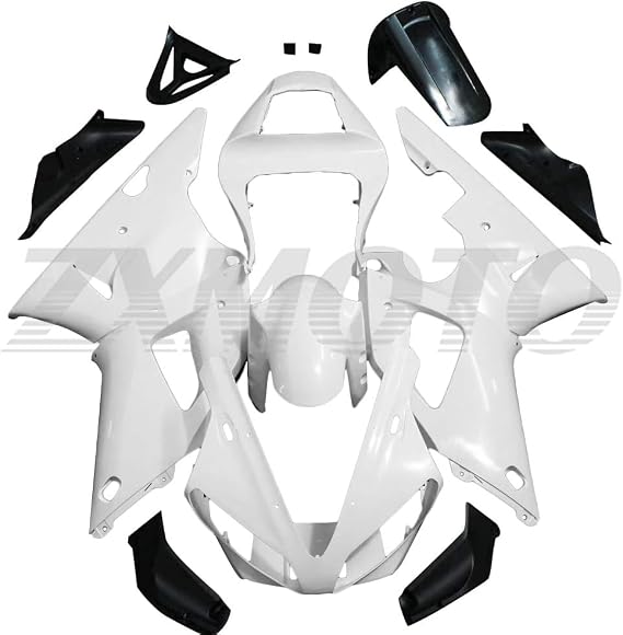 Motorcycle Fairing Kit for 2000 2001 Yamaha YZF R1 Injection ABS Plastic Bodywork Fairings(Unpainted)