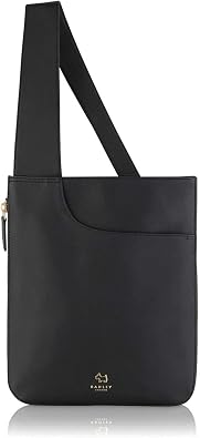 RADLEY London جيوب نسائية متوسطة الرمز البريدي حول الجلد المتقاطع متوسط أسود