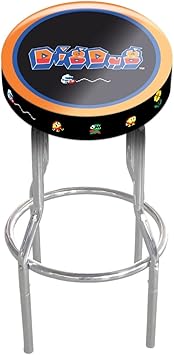 ARCADE1UP Stool ارتفاع قابل للتعديل 21.5 بوصة إلى 29.5 بوصة Dig Dug