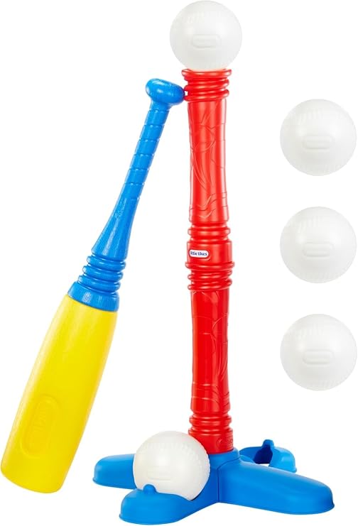 Little Tikes T-Ball Set, Red, 5 Balls, for Toddlers Ages 18+ Months ui8i8oo0o