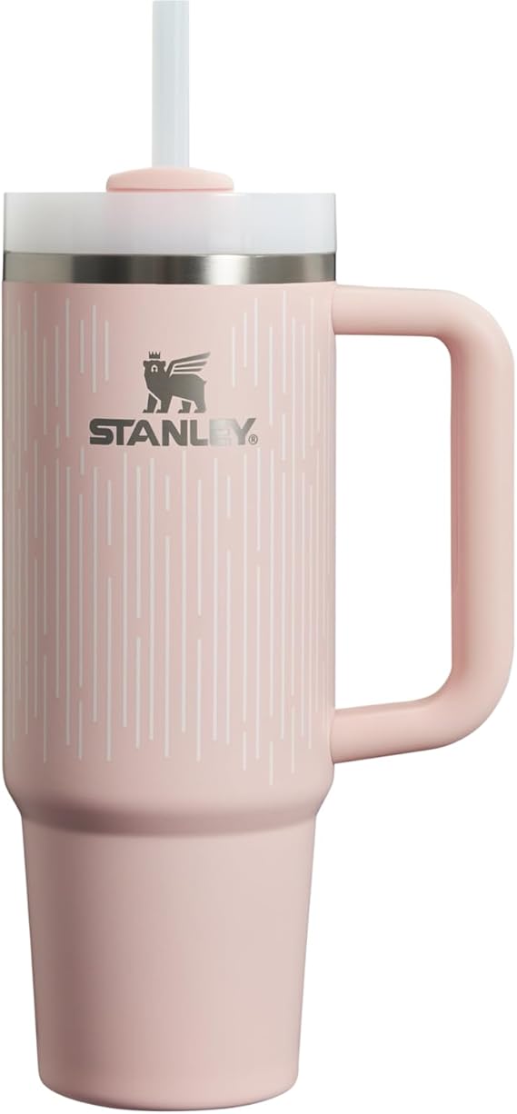 STANLEY The Clean Slate Quencher H2.0 FlowStateTM Tumbler | 30 أونصة، Soft Rain Bloom