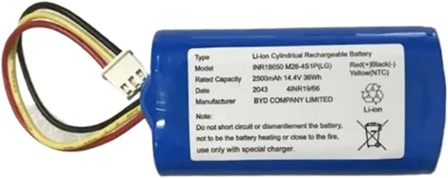 Lithium Ion Battery,Compatible for Inr18650 M26-4S1P 14.4V 2600mah 2500MAh 36wh