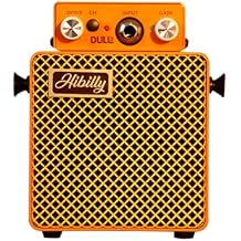 Dull3 Full-Metal Mini Guitar Amplifier, Rechargeable 3W Pocket Micro Amp with Clean/Overdrive/Distortion Modes, 3" Speaker, 1200mAh Battery