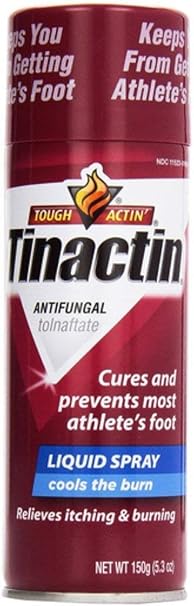 Quilom Tinactin Antifungal Liquid Spray 5.30 oz Pack of 5