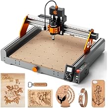 آلة توجيه Artsian 01 CNC 12000 دورة في الدقيقة 300 واط GRBL تحكم نقش ثلاثي المحاور دقة 0.1 مم مفتاح وضع الليزر المغزلي نطاق العمل الصناعي 16.53''x16.53''x3.54'' آلة نقش مجمعة مسبقًا بنسبة 98%