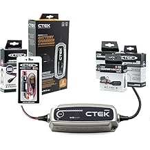 CTEK (40-206) شاحن بطارية MXS 5.0-12 فولت وصاحب المرآب ومجموعة أدوات المرآب العائلية