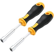 2Pcs 10 mm المقبس وجع مفكات عالية الكربون الصلب عرافة الجوز سائق لصناعة اليد DIY، إصلاحات