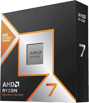وحدة المعالجة المركزية AMD Ryzen 7 9800X3D، بدون مبرد AM5، 4.7 جيجا هرتز، 8 نواة/16 خيط، 104 ميجابايت، 120 واط، وكيل معتمد، 100-100001084WOF/EW-1Y