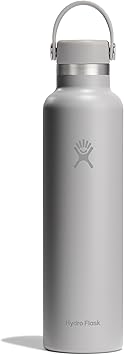 Hydro Flask Water Bottle - Insulated Stainless Steel - Non Spill, Leakproof in 24 Oz Birch Gray