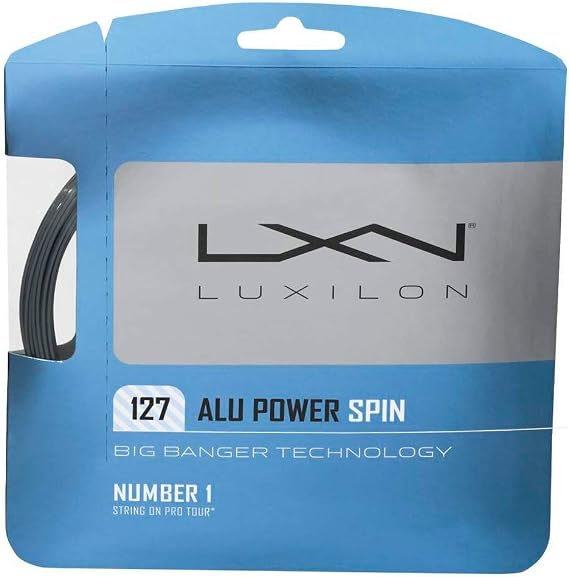 Luxilon ALU Power, Feel, Rough, Soft, Spin, Tennis String Set ALU Power Spin [6 Sets]
