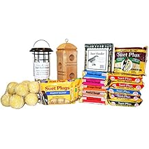Ultimate Suet Pack for Wild Birds With 30 items, Suet Cakes, Suet Feeders, Suet Balls, and Suet Plugs