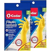 PLAYTEX HandSaver قفازات مطاطية لتنظيف المطبخ والمنزل ( 2 أزواج )   