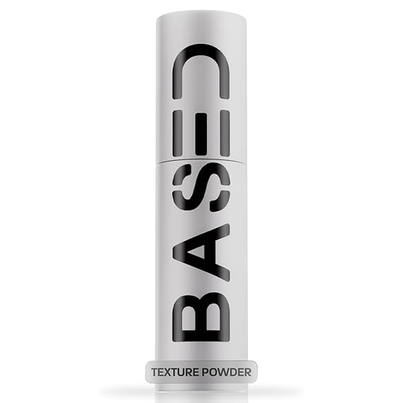 BASED Hair Texturizing Powder, Lightweight & Volumizing Hair Styling Powder with Matte Finish, Add Texture to Hair with Medium Hold, For Short to Medium Hair, (1.69oz Bottle, 2.5 Gram Fill, Pack of 1)