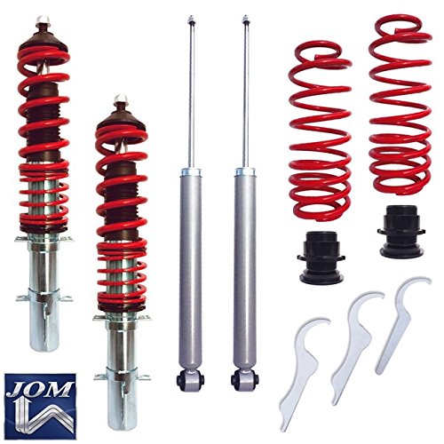 Euro Height Adjustable RedLine Coilover Suspension Lowering Kit Compatible With VW Jetta Golf MK4 New Beetle - Adjustable 20-100mm  0.8-3.94