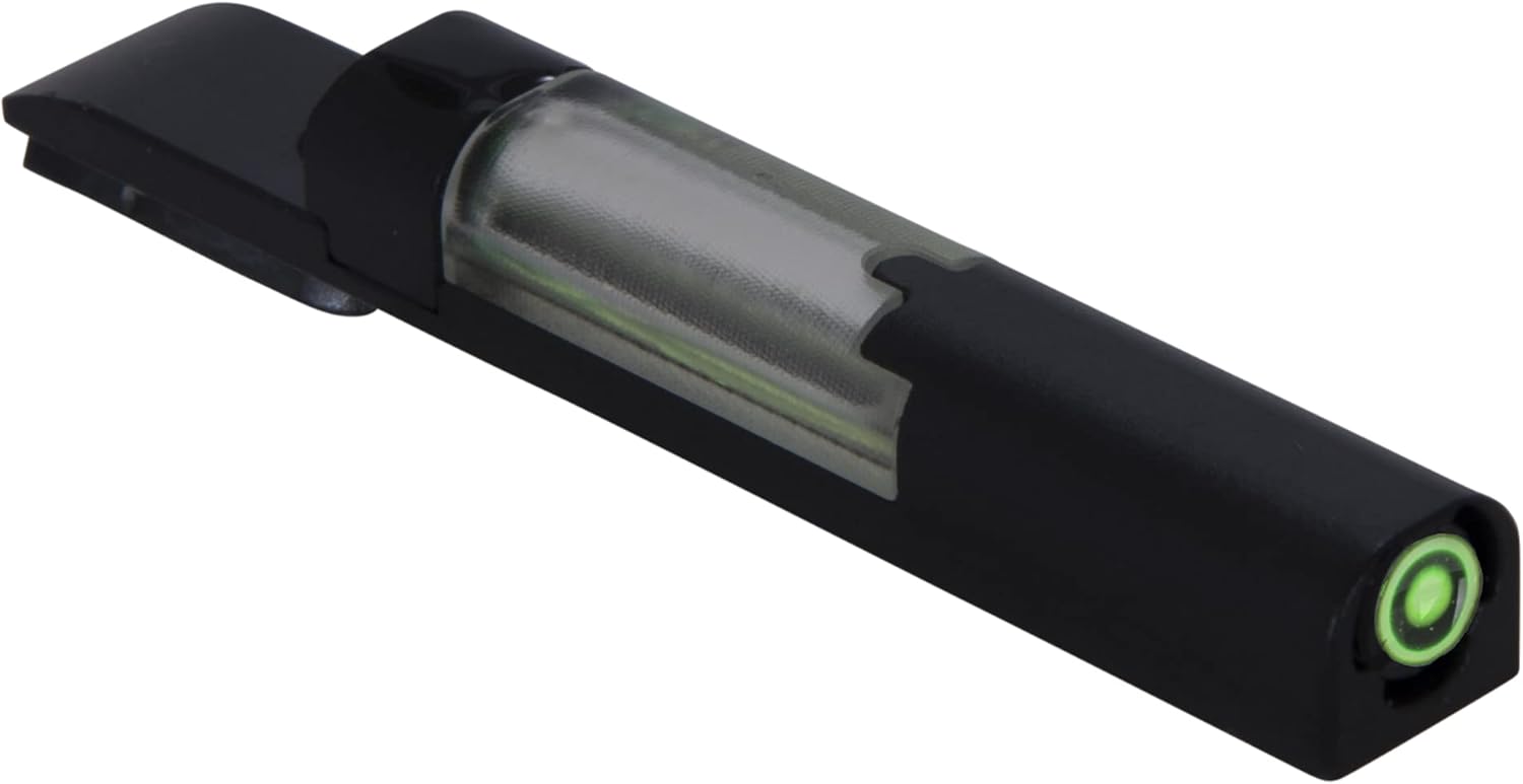 MEPROLIGHT MEPRO FT Bullseye Front Fiber and tritium Night Sight، Green Bullseye Glow on Sight، self Illuminated Small red dot with Rear Sight Filler. دائما جاهز دائما