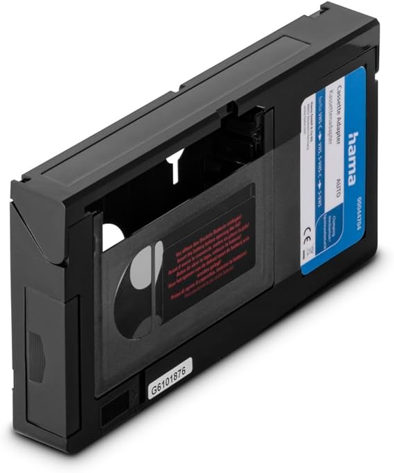 محول الكاسيت hama 44704 vhs-c / vhs 6 مم بمحركات