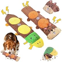 Dog Toys for Aggressive Chewers: 2 Pack Interactive Dog Toys for Boredom and Teething, Snuffle Mat for Dogs Squeaky Chew Toy for Small, Medium Breed to Keep Them Busy