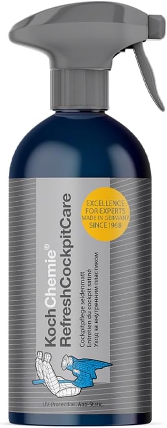 KOCHCHEMIE - العناية المنعشة بمقصورة القيادة - خط Prosumer - حماية من الأشعة فوق البنفسجية، منظف داخلي مضاد للكهرباء الساكنة - 500 مل
