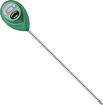 Censinda Soil Moisture Meter, Long Probe Soil Moisture Monitor for House Plants, Soil Hygrometer Moisture Sensor for Indoor & Outdoor, Garden, Farm, Lawn Plant Care, No Battery NeededGreen