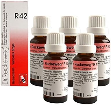Kaxilu Dr.Reckeweg ألمانيا R42 الدوالي حزمة من 5