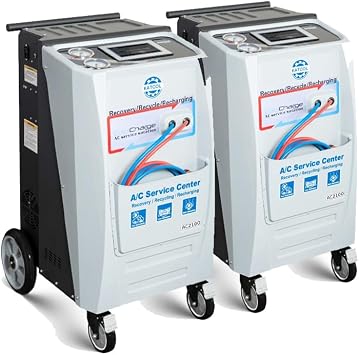 KATOOL Fully Automatic Refrigerant Recovery Machine AC Recovery Machine Automotive Recovery and Recharge of R134YF AC Machine and R134A AC Machine Combo