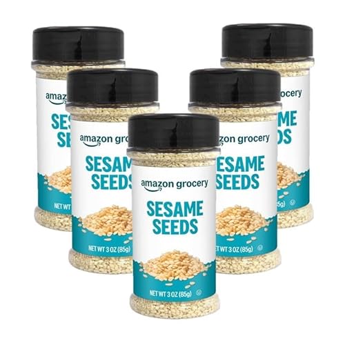 Amazon Grocery, Sesame Seeds, 3 Oz Pack of 5