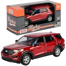 Motormax 2022 Ford Explorer Rapid Red 1/43 Small Size 5 inch Diecast Model 79703