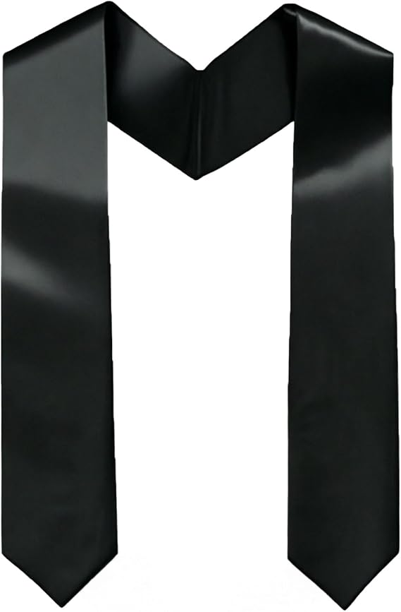 Graduation Stole Honor Stole Plain Sash 60" Long for Graduation Ceremony and Graduation Photos