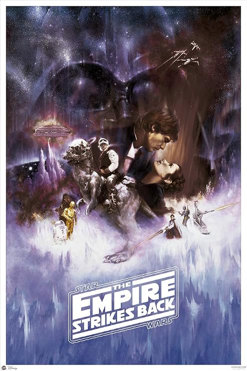 POSTER STOP ONLINE Star Wars الحلقة الخامسة - The Empire Strikes Back - Movie Poster ( Regular Style ) ( Size 24 x 36 )