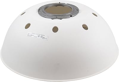 إضاءة Hubbell VRSD-15 LED V Series Vaportight Light Fixture Reflector Assembly Accessory، White