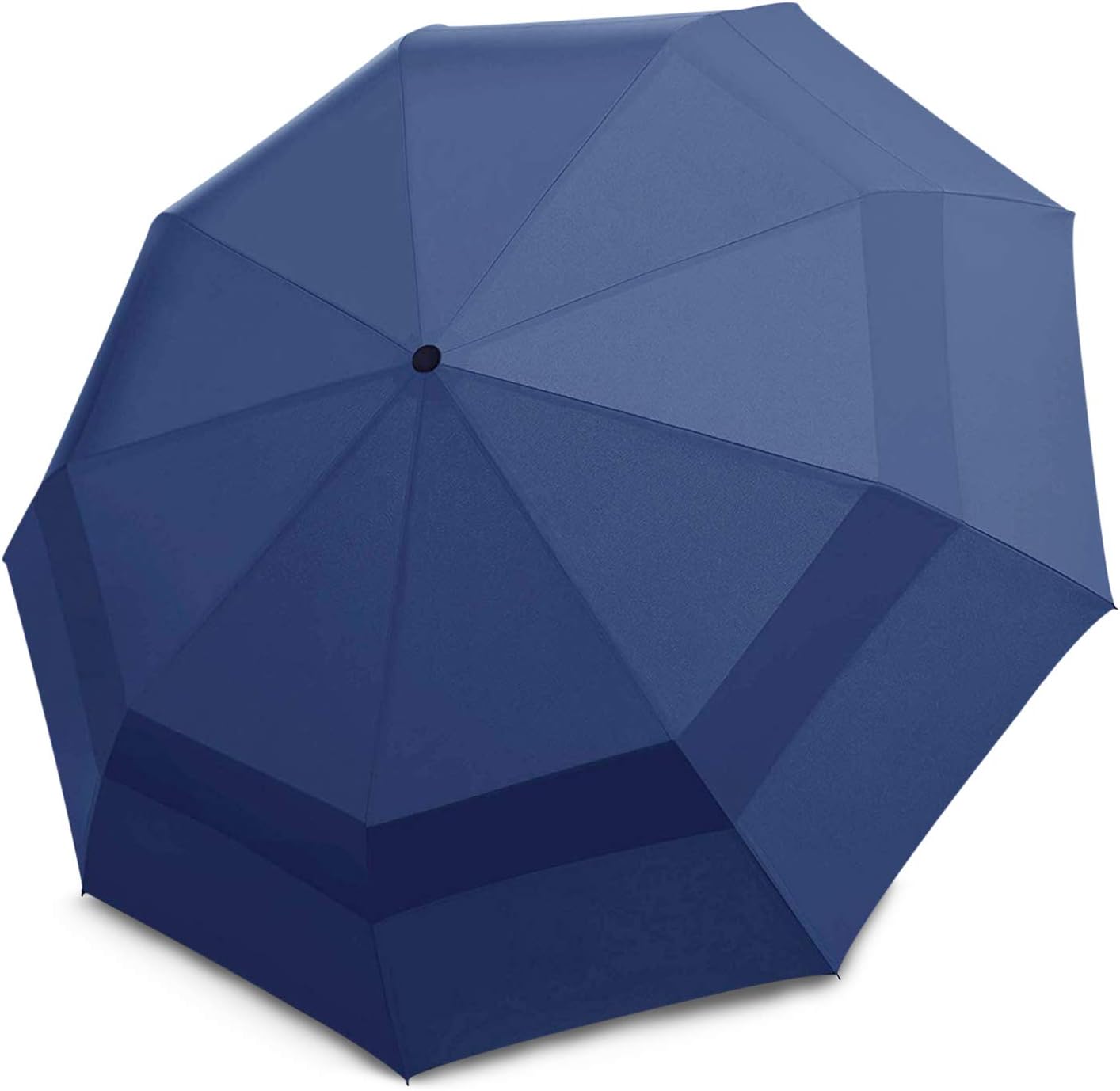 DORRISO Fashion Men Automatic Folding Umbrella Large Windproof Umbrella Durable Portable Business Golf Umbrella Windproof Travel Umbrella Sun Umbrellas Blue