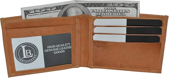 محفظة جلدية نحيفة للغاية للرجال - 3.9 "X 3.1 / 4"   