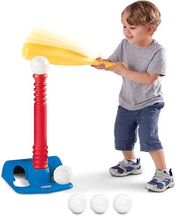 مجموعة Little Tikes T-Ball ، أحمر ، 5 كرات ، للأطفال الصغار الذين تتراوح أعمارهم بين 18 عامًا وأكثر (826252)