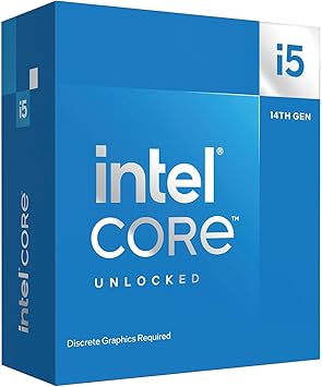 معالج سطح المكتب Intel CoreTM i5-14600KF 14 نواة 6 P-Cores + 8 E-Cores حتى 5.3 جيجا هرتز