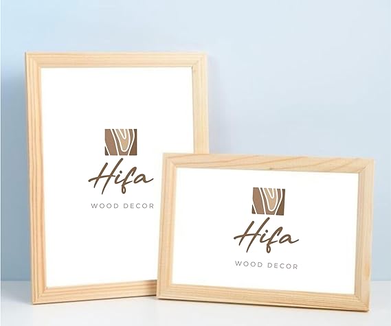 Ahşap Resim Çercevesi, Masif çerçeve,Doğal Ahsap Rengi ile Fotograf, Resim Kolajları, Duvar Galerisi Dekoru Cercevesi (10x15)