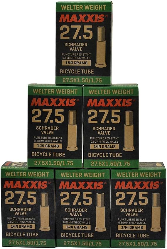 وزن ماكسيس ويلتر 27.5 x 1.50-1.75 أنبوب داخلي للدراجة Schrader AV، 6Pack، STB2037-6
