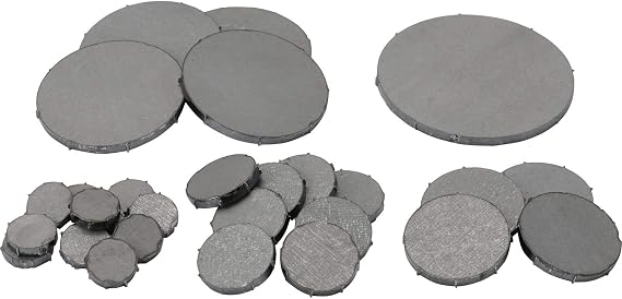 Speedway Motors Weld In Floor and Frame Hole Fill Kit 12 Gauge Steel Welding Patch Discs for Body and Frame Repair with Centering Tabs Universal Fit 29 Piece Sheet Metal Kit