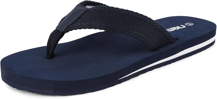 صندل ريموت رجالي من Flip Flops يدعم قوس القدم، نعال صيفية مبطنة للشاطئ وحمام السباحة والسفر، أحذية استحمام مريحة مقاس 8-14