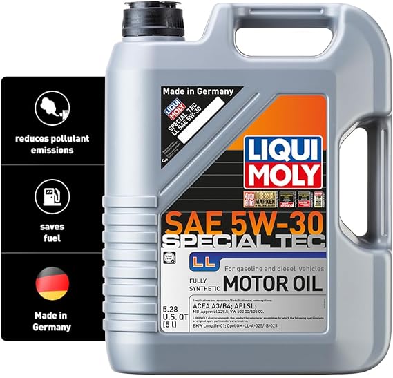 Liqui Moly Special Tec LL SAE 5W-30 | 5 L | Synthesis Technology Motor Oil | SKU: 2249
