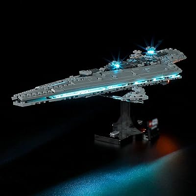 BRIKSMAX مجموعة إضاءة LED لـ LEGO-75356 Executor Super Star Destroyer - متوافق مع نموذج كتل بناء Lego Star Wars - لا يشمل مجموعة Lego