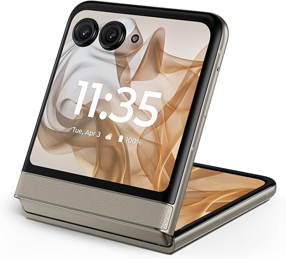 Motorola razr | 2024 | مفتوح | مصنوع للولايات المتحدة 8/256 جيجابايت | 50 ميجابكسل كاميرا | رمل الشاطئ