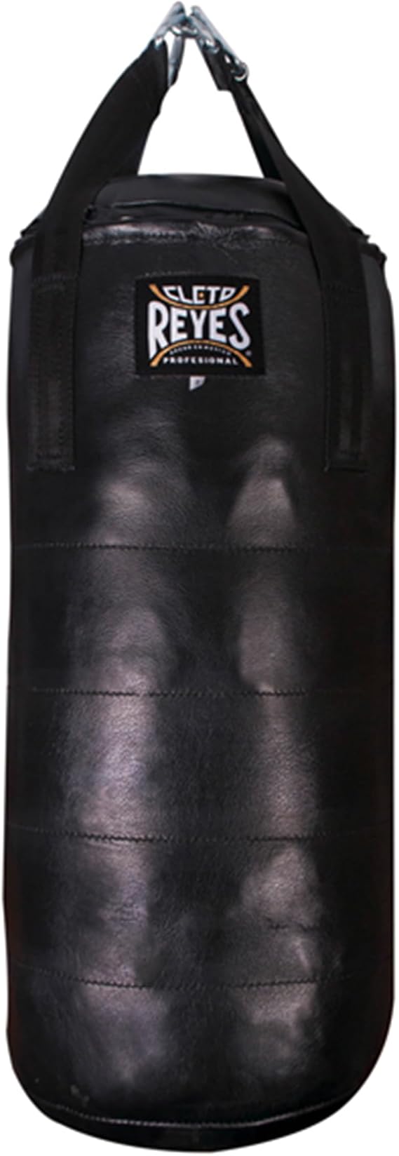 Cleto Reyes حقيبة تثقيب ثقيلة للبالغين معدات تدريب الملاكمة ، MMA ، Kickboxing ، Muay Thai ، Leather ، Small ، Black