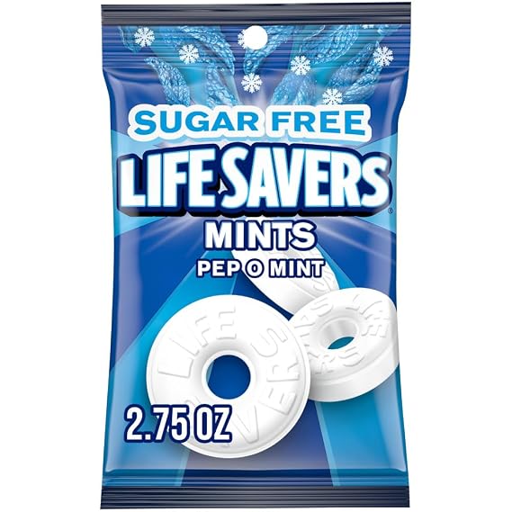 Life Savers Pep O Mint Sugar Free Candy Bag, 2.75 ounce