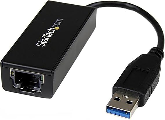 StarTech USB 3.0 إلى جيجابت إيثرنت NIC محول الشبكة - USB إلى RJ45 لشبكة 10/100/1000