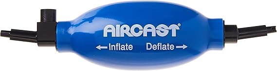 مضخة هواء يدوية بديلة من Aircast لدعامة المشي/حذاء المشي Aircast